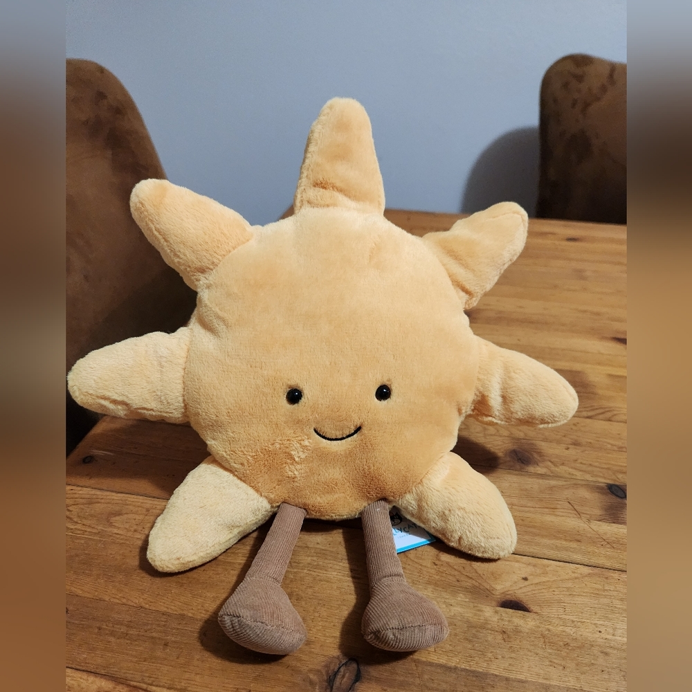 Jellycat Amuseable Sun 12x12" Soft & Plush BNWT Authentic - Picture 4 of 6